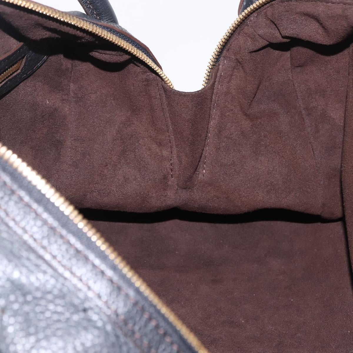 Louis Vuitton Galatea Mahina Leather, Black, Leather, Handbag