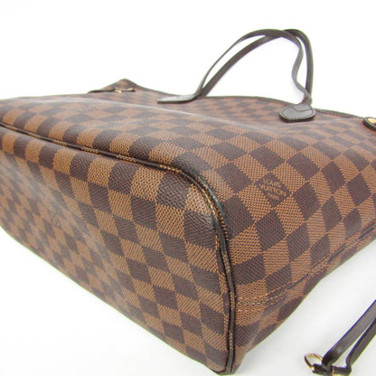 Louis Vuitton Neverfull Damier, Brown, Canvas, Tote Bag