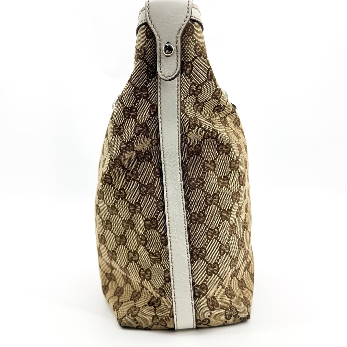 Gucci Match Ball GG Canvas, Brown, Canvas, Tote Bag