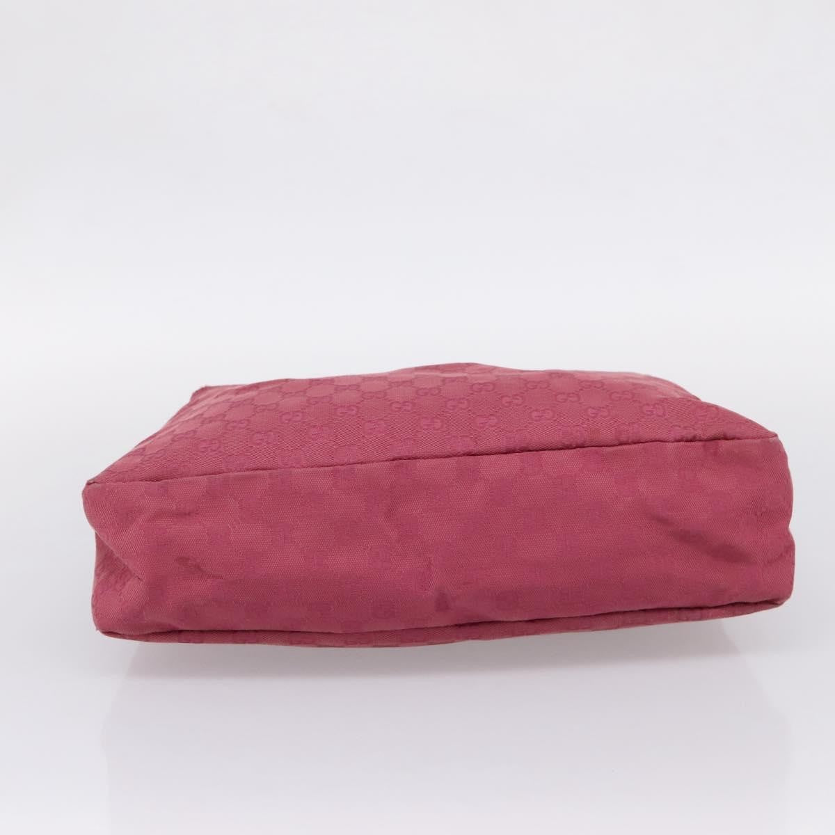 Gucci Horsebit Hobo GG Canvas, Pink, Canvas, Shoulder Bag