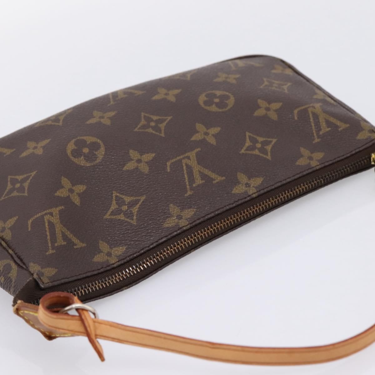 Louis Vuitton Pochette Accessoires NM Monogram Canvas, Brown, Canvas, Clutch