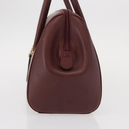 Cartier Must Line Leather, Burgundy, Leather, Handbag