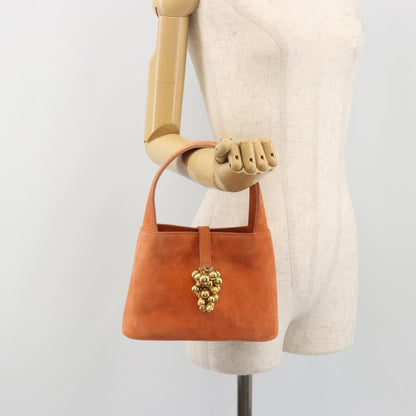 Salvatore Ferragamo Vintage Top handle Suede, Orange, Suede, Handbag