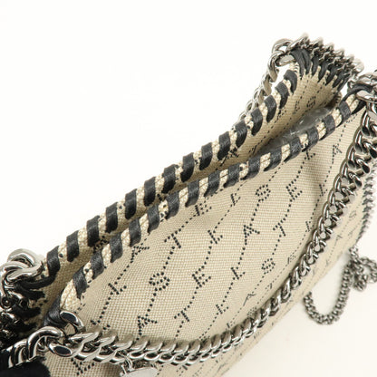Stella McCartney Falabella Faux Leather, Beige, Canvas, Tote Bag