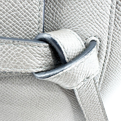 Celine Belt Calfskin, Gray, Leather, Handbag