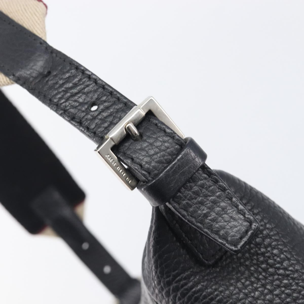 Burberry Shoulder Leather, Black, Leather, Shoulder Bag