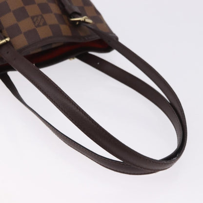 Louis Vuitton Marais Bucket Damier Ebene, Brown, Canvas, Shoulder Bag