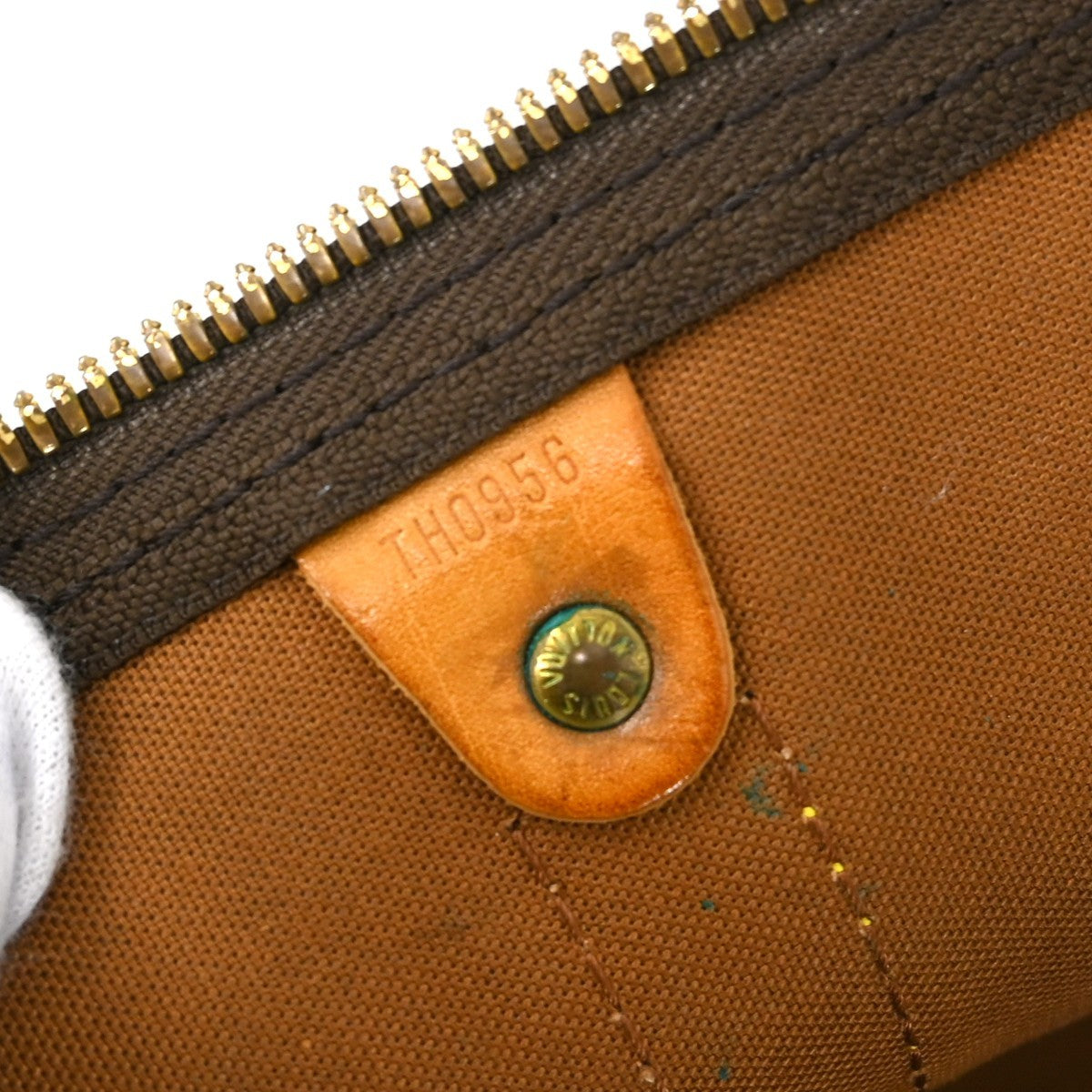 Louis Vuitton Keepall Bandoulière Monogram, Brown, Canvas, Travel Bag