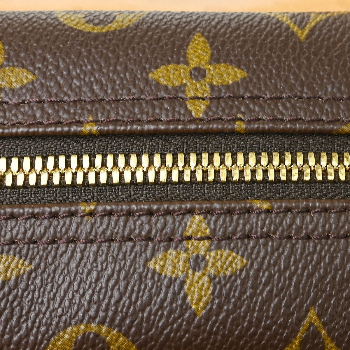 Louis Vuitton Deauville Monogram, Brown, Canvas, Handbag