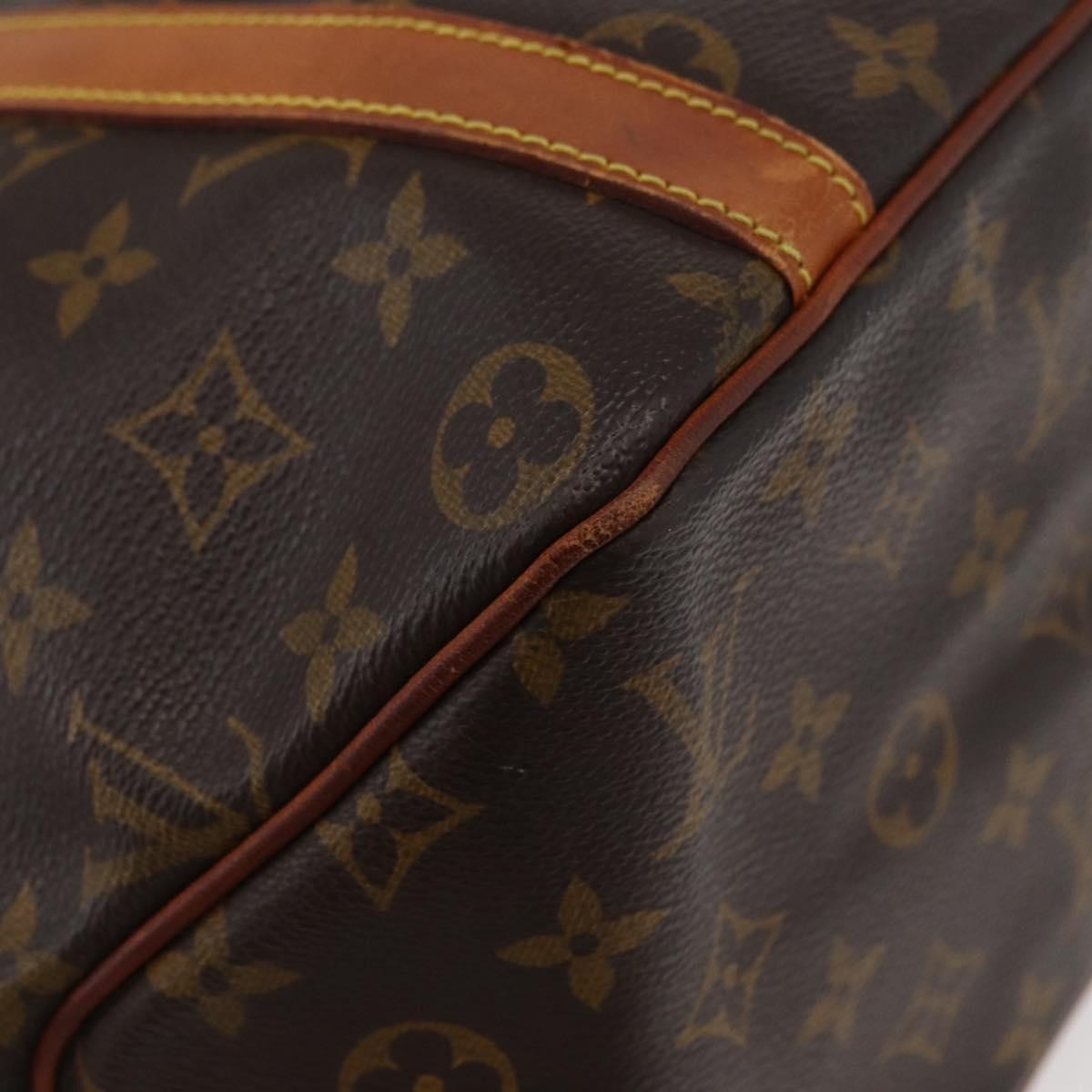 Louis Vuitton Shopping Sac Monogram Canvas, Brown, Canvas, Handbag