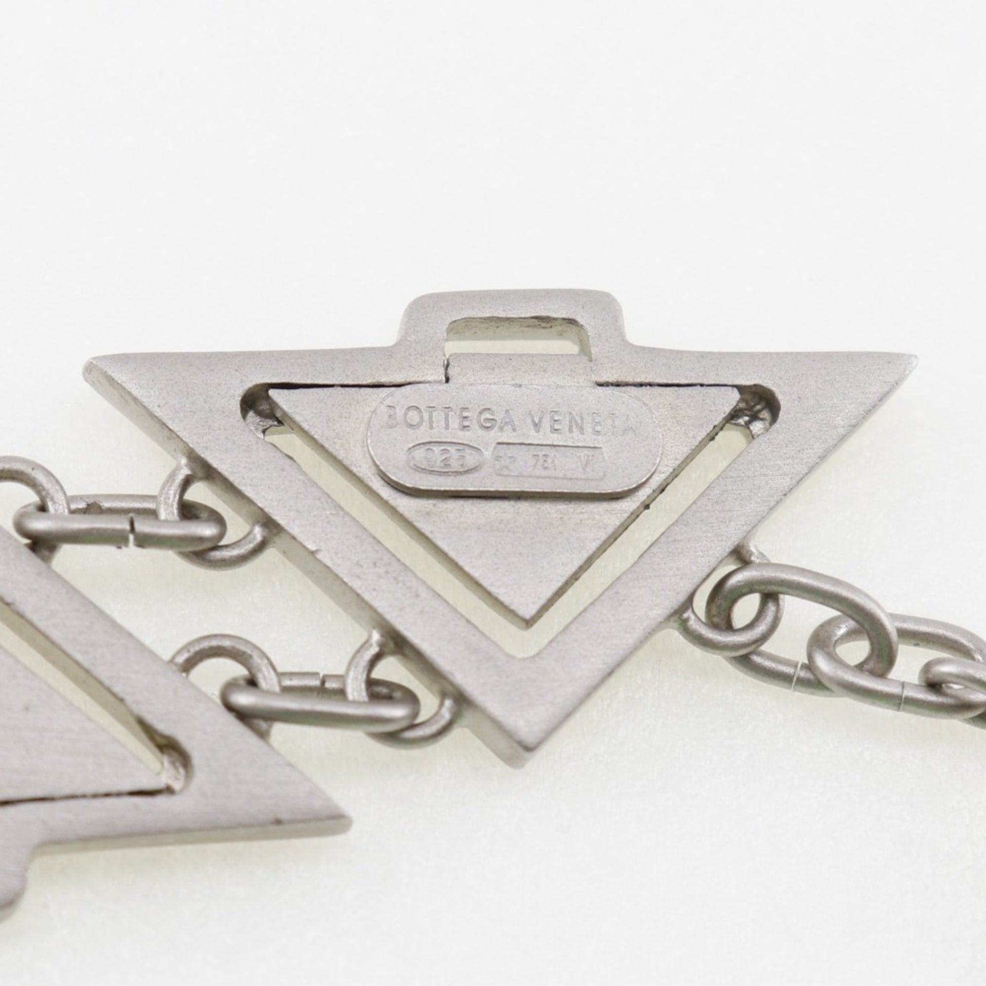 Bottega Veneta Triangle, Silver, Silver, bracelet