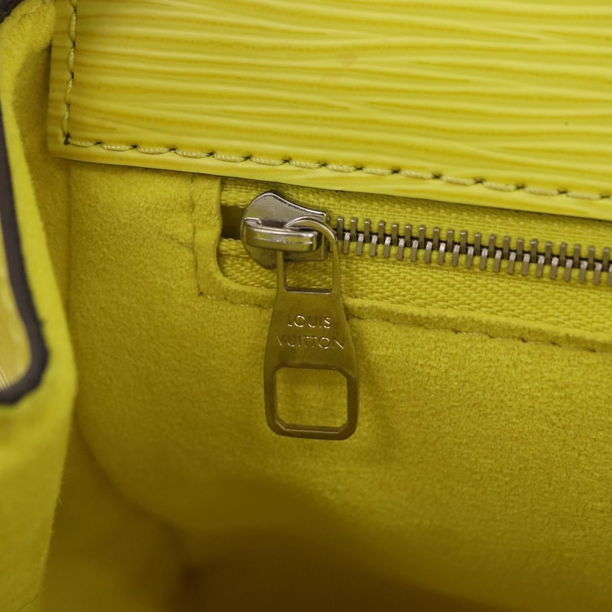 Louis Vuitton Marly Epi Leather, Yellow, Leather, Handbag