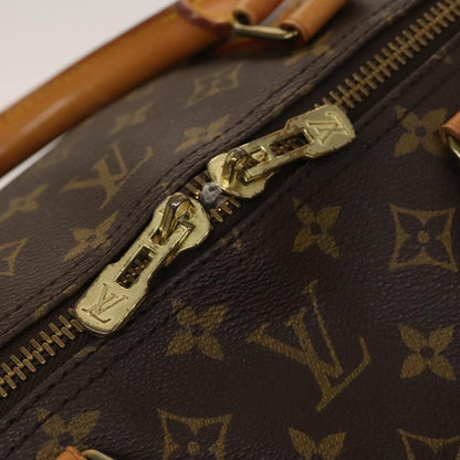 Louis Vuitton Keepall Bandouliere Bag Monogram Canvas, BROWN, CANVAS, Travel bag