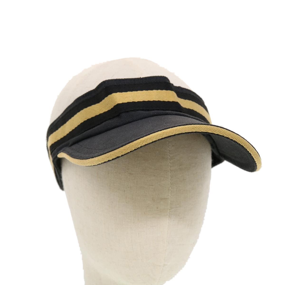 Gucci Sun Visor Canvas, Black, Canvas, Head Accessory