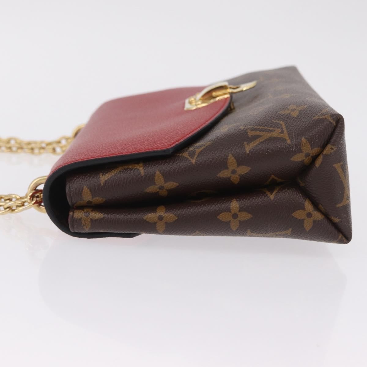 Louis Vuitton Saint Placide Monogram Canvas and Leather, Brown, Canvas, Handbag