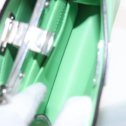 Fendi Peekaboo ISeeU Leather, Green, Leather, Handbag