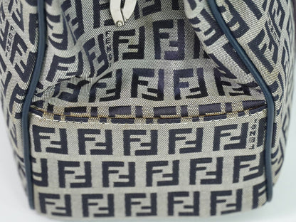 Fendi Vintage shoulderbag Canvas, Navy, Canvas, Shoulder Bag