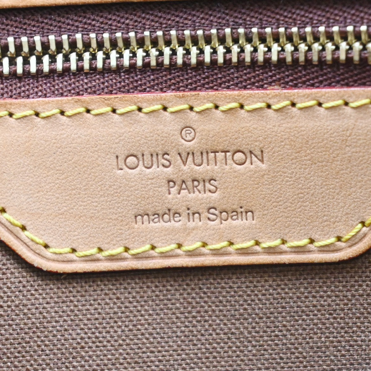 Louis Vuitton Batignolles Monogram Canvas, Brown, Canvas, Tote Bag