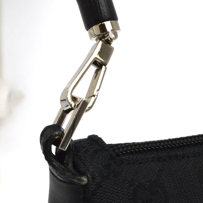 Gucci Bamboo Bullet GG Canvas, Black, Canvas, Handbag