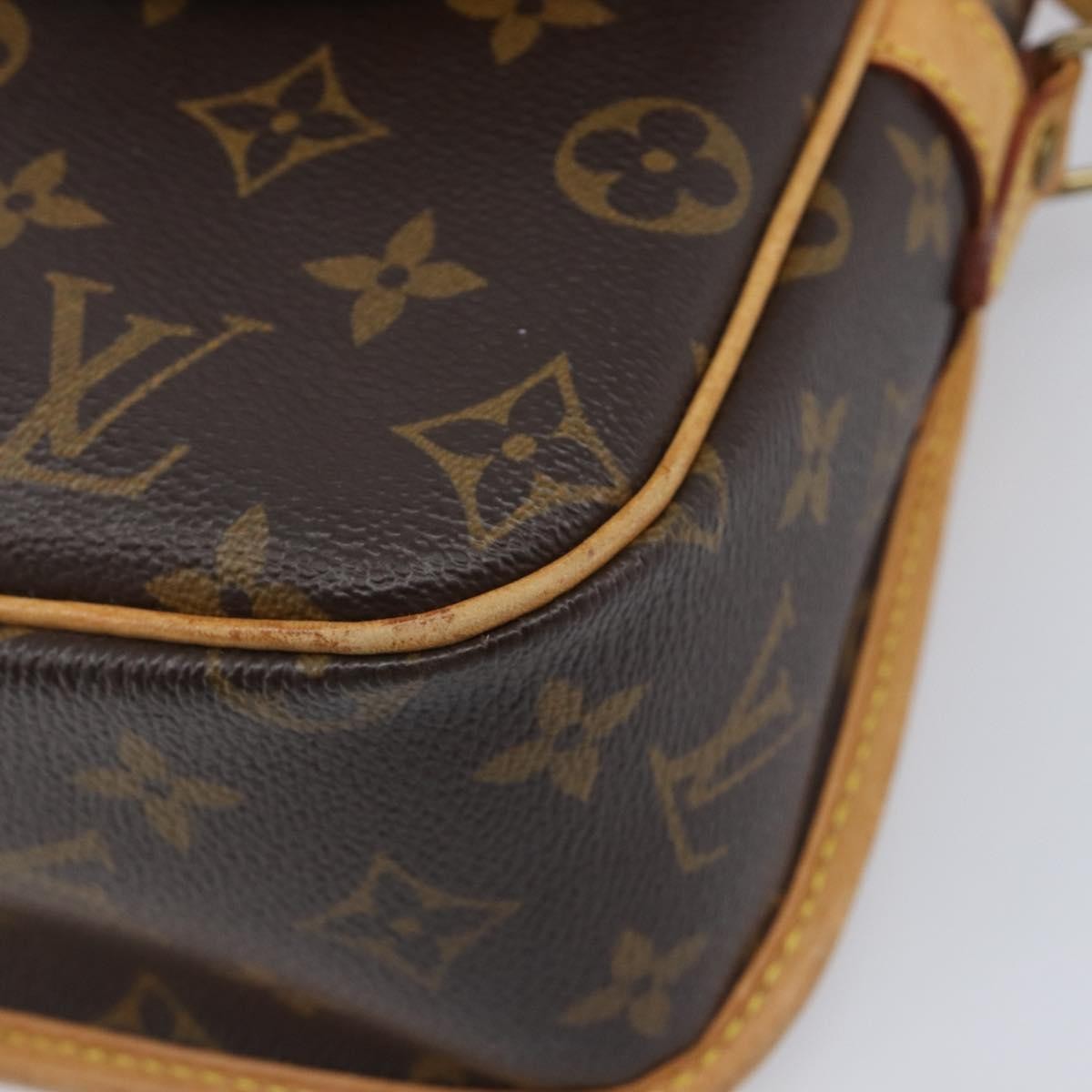 Louis Vuitton Sologne Monogram Canvas, Brown, Canvas, Handbag