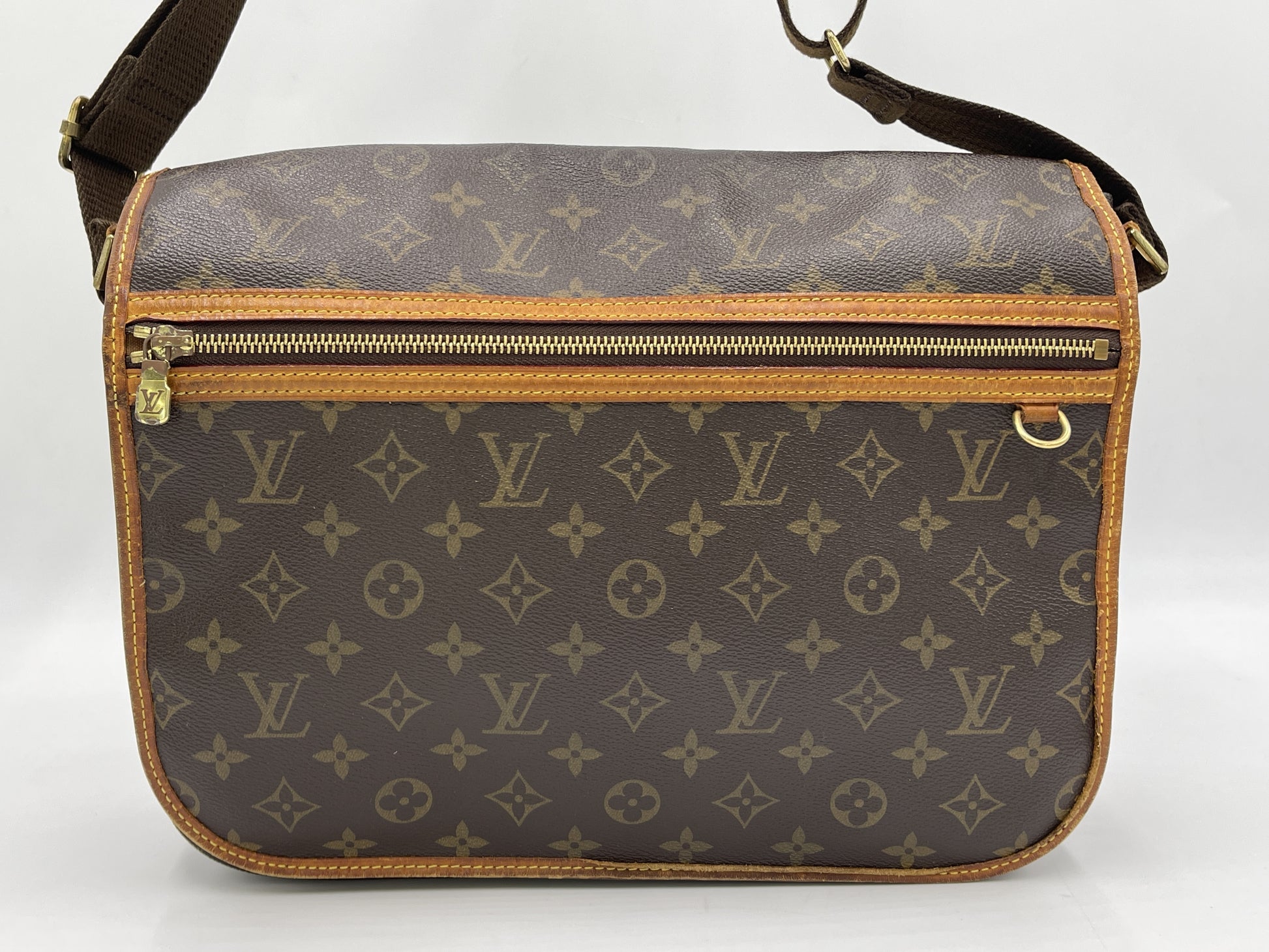 Louis Vuitton Messenger Monogram, Brown, Canvas, Shoulder Bag