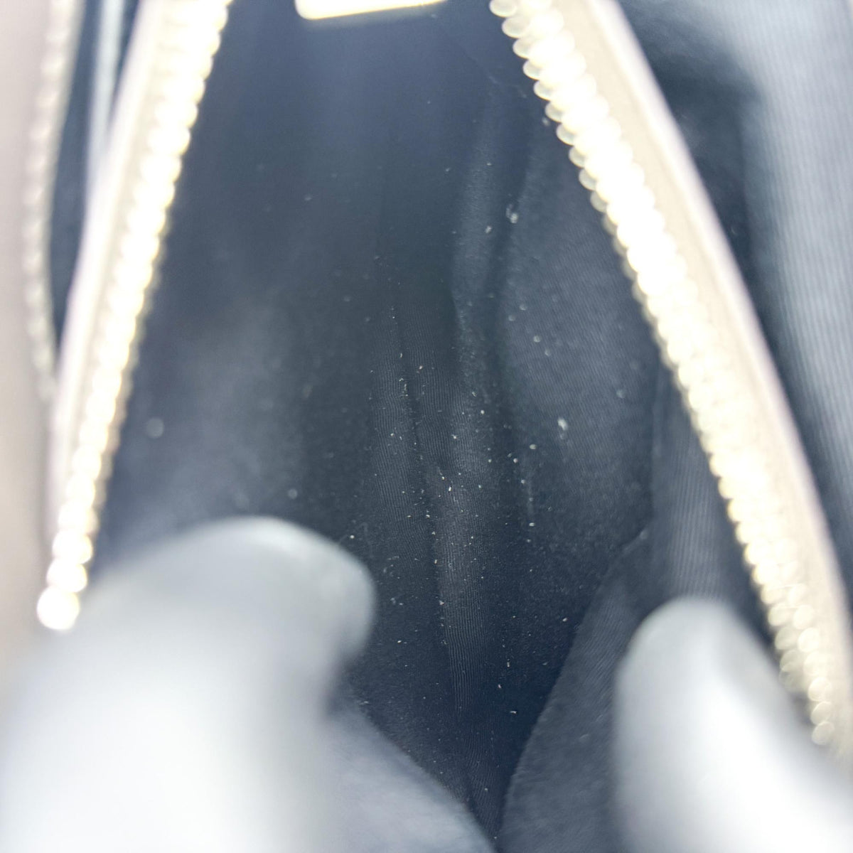 Saint Laurent Loulou Matelasse Chevron Leather, Black, Leather, Shoulder Bag