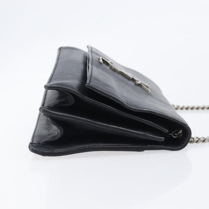 Saint Laurent West Hollywood Leather, Black, Leather, Shoulder Bag