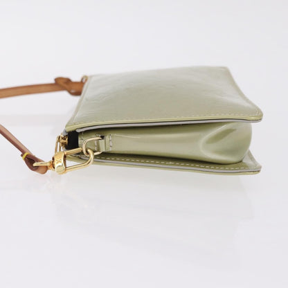 Louis Vuitton Lexington Pochette Monogram Vernis, Beige, Patent Leather, Clutch