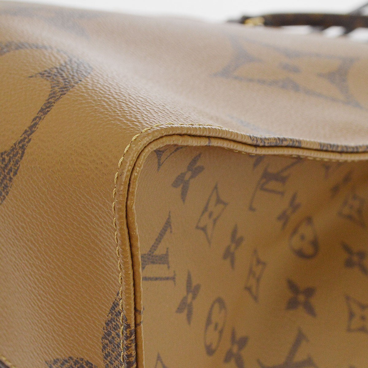 Louis Vuitton OnTheGo Reverse Monogram Giant, Brown, Canvas, Tote Bag