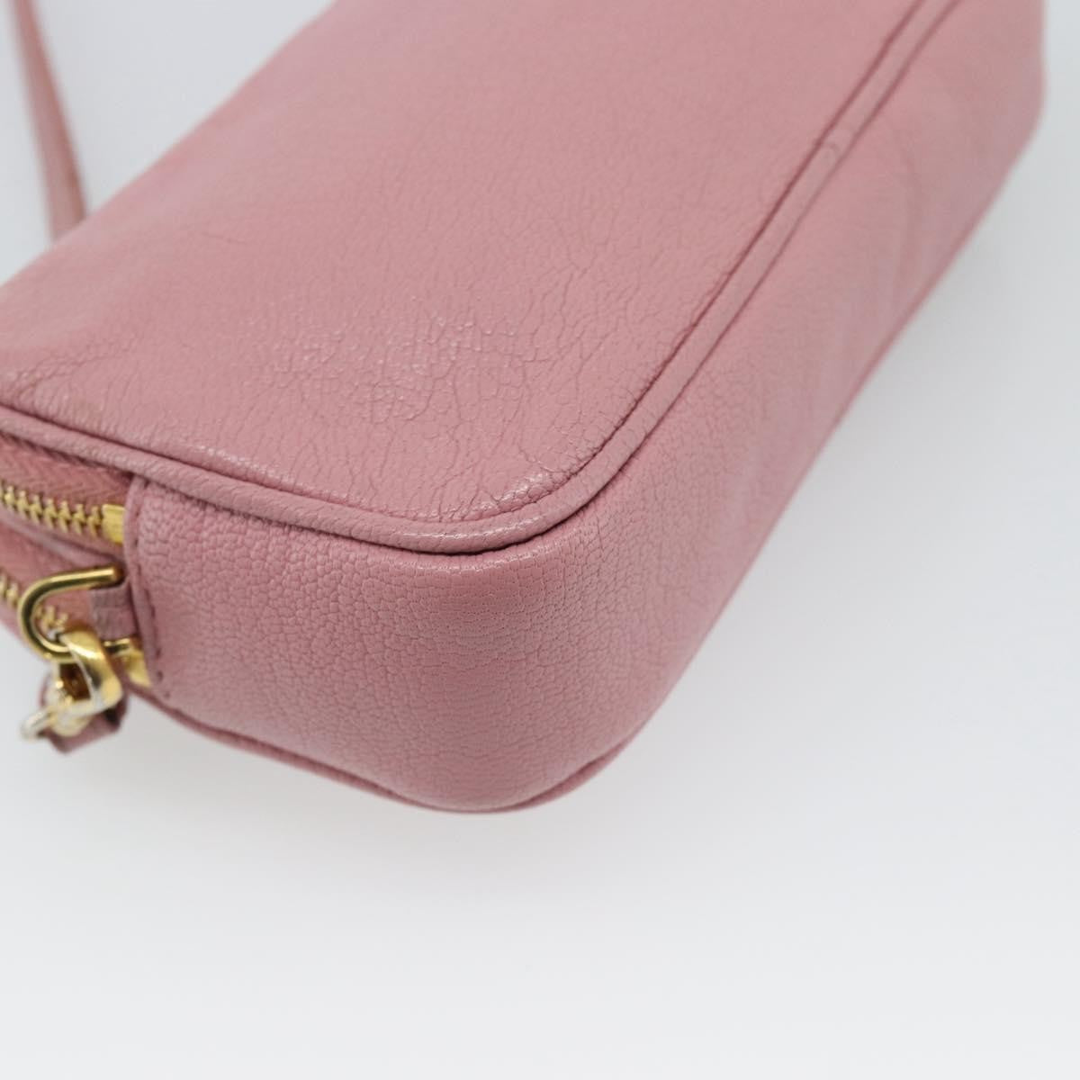 Miu Miu Vintage Leather, Pink, Leather, Handbag