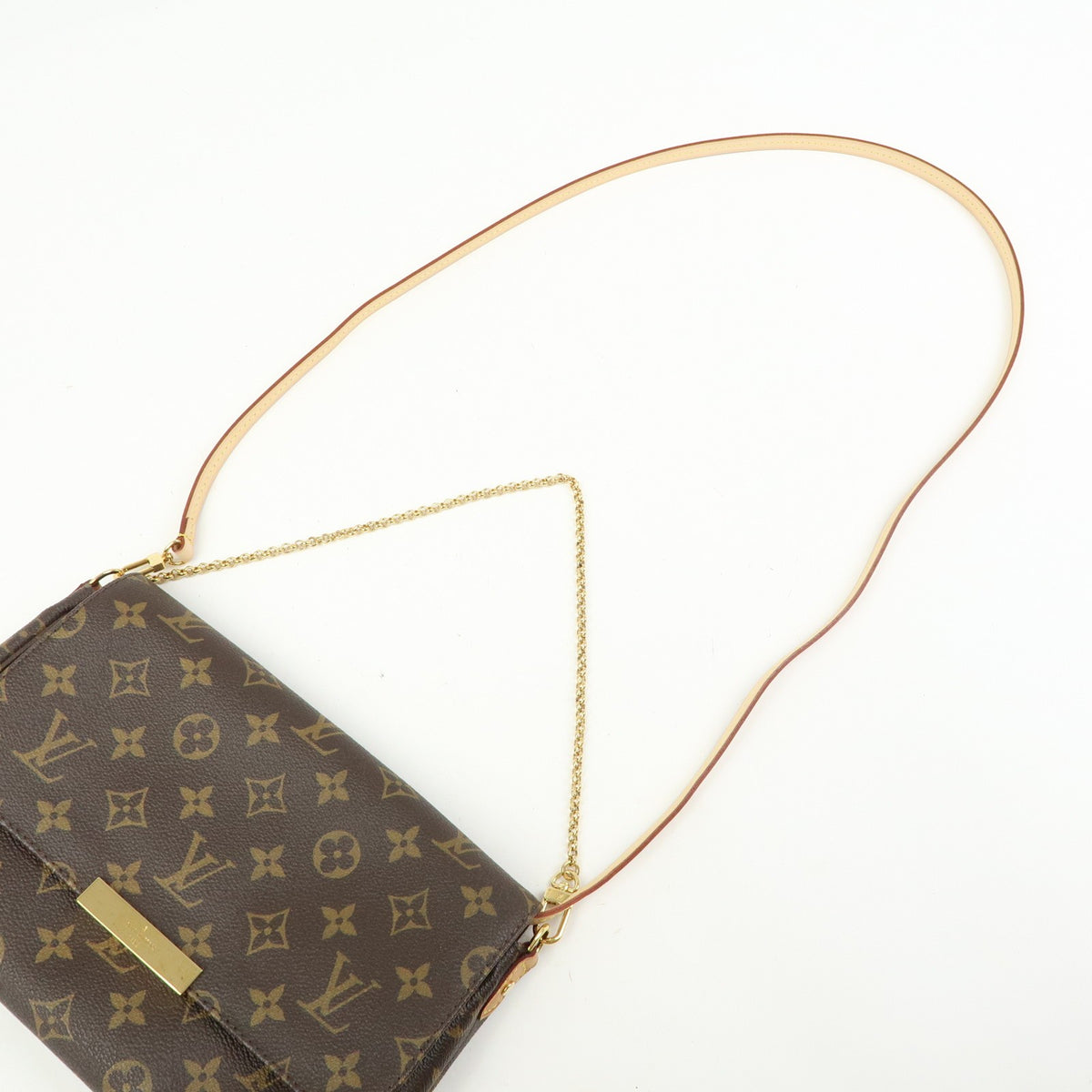 Louis Vuitton Favorite Monogram Canvas, Brown, Canvas, Handbag