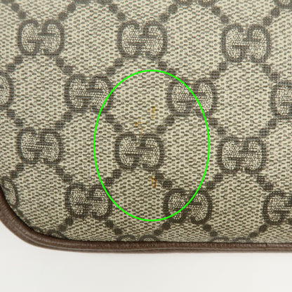 Gucci Ophidia GG Coated Canvas, Brown, Leather, Crossbody Bag
