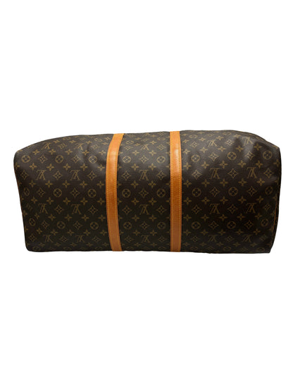 Louis Vuitton Keepall Monogram Canvas, Brown, Canvas, Travel Bag