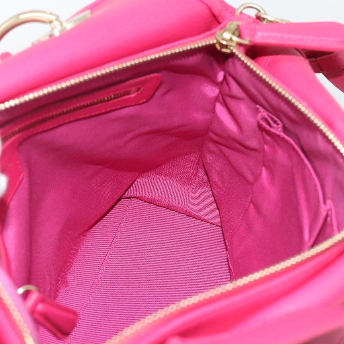 Christian Dior Granville Satchel Leather, Pink, Leather, Handbag