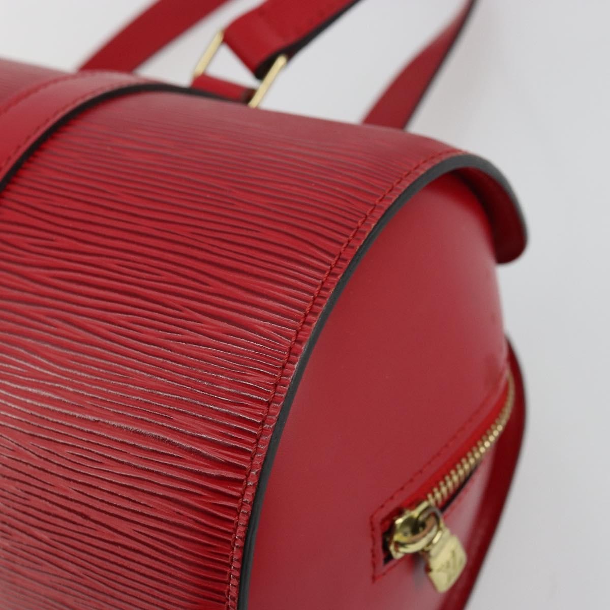 Louis Vuitton Soufflot Epi Leather, Red, Leather, Tote Bag