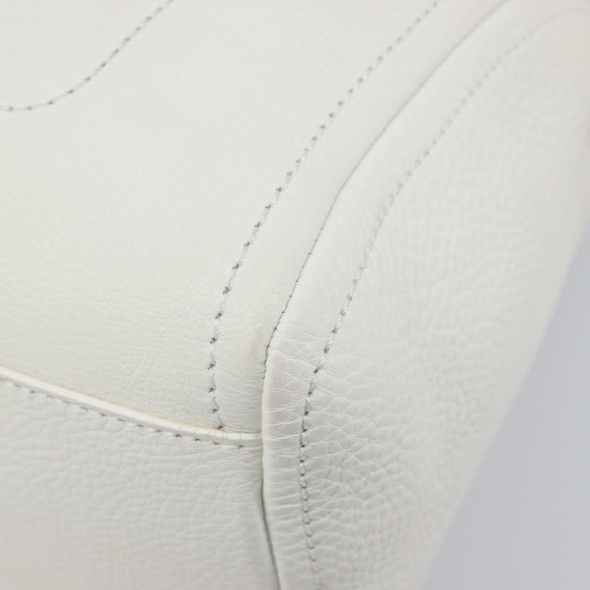 Celine Handbag Leather, White, Leather, Handbag