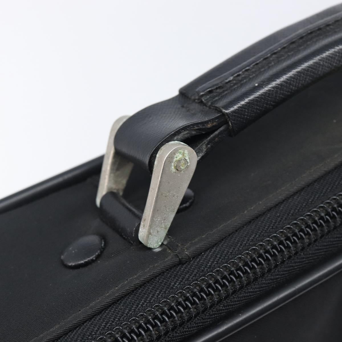 Prada Briefcase Tessuto and Saffiano Leather, Black, Nylon, Briefcase