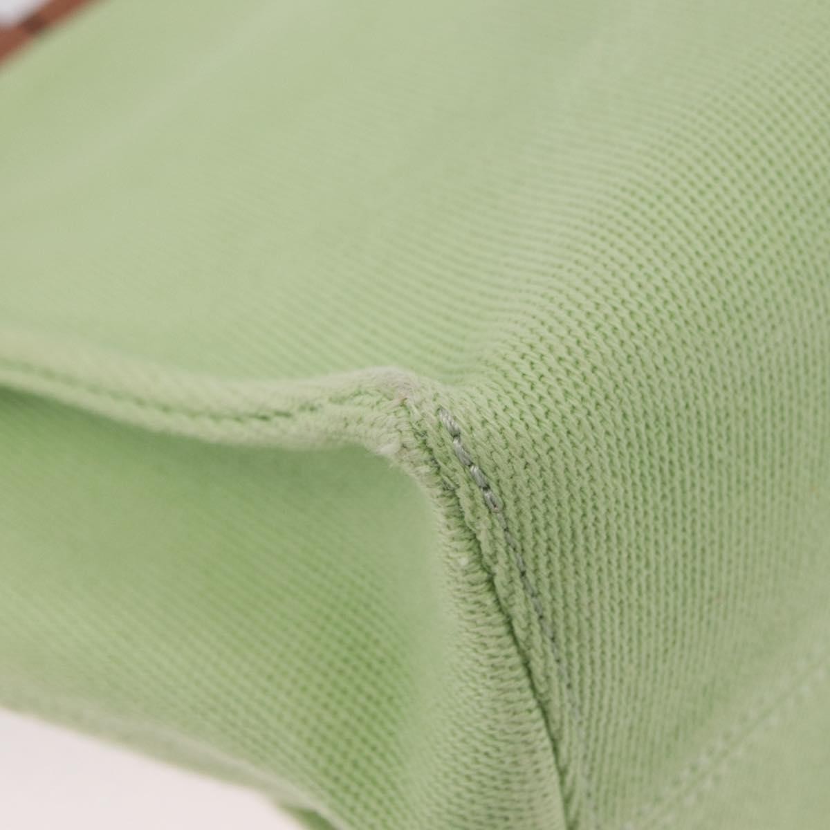 Loewe Cushion Canvas, Green, Canvas, Tote Bag