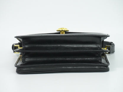 Gucci Shoulder Leather, Black, Leather, Shoulder Bag