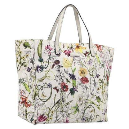 Gucci Open Flora Canvas, Multicolour, Canvas, Tote Bag