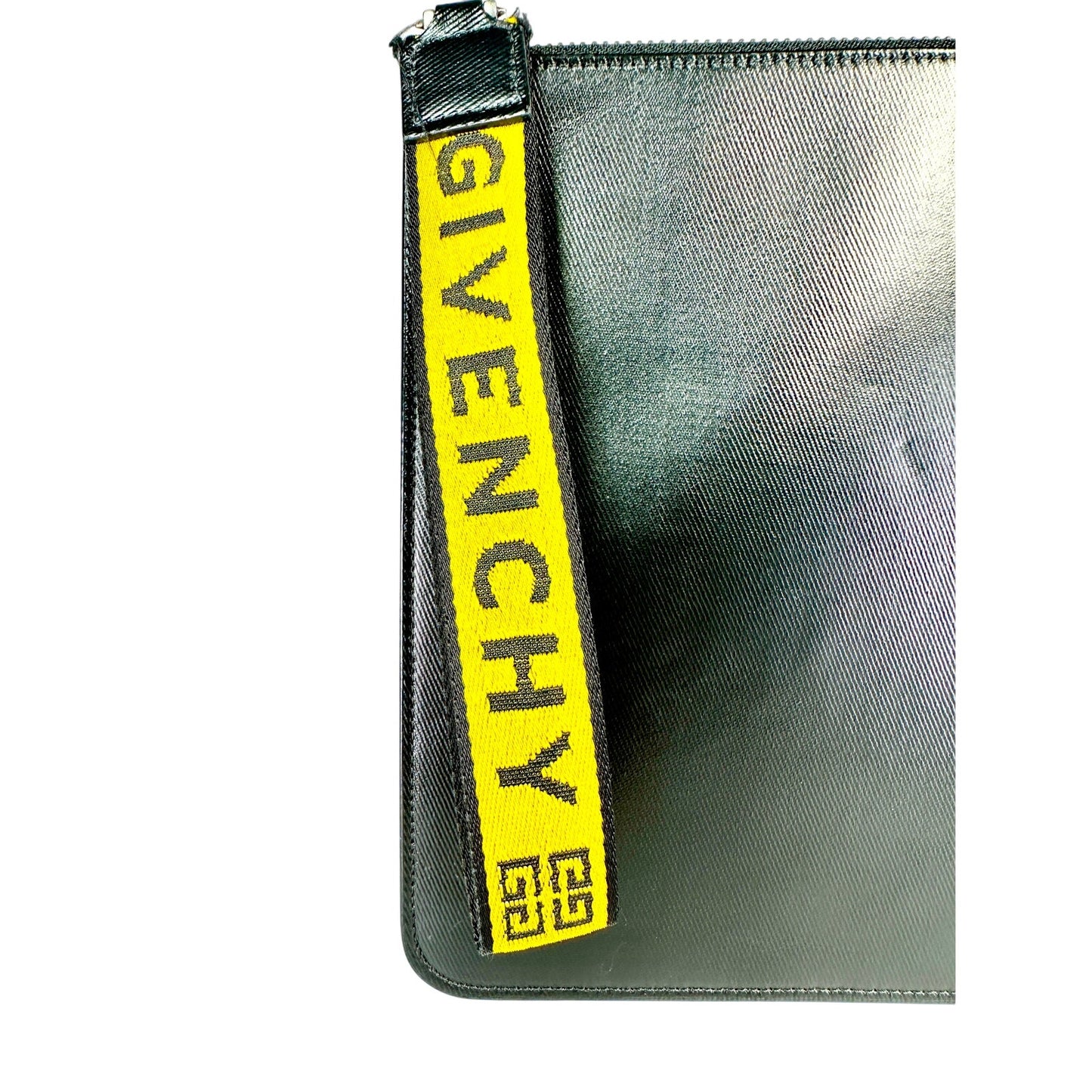 GIVENCHY Ticker Leather Pouch Clutch