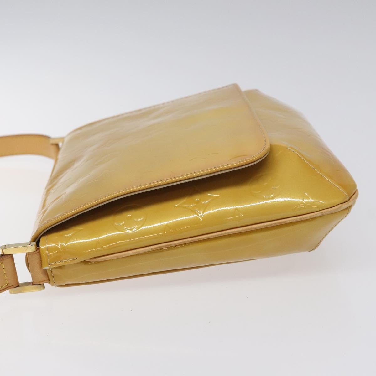 Louis Vuitton Thompson Street Monogram Vernis, Yellow, Patent Leather, Shoulder Bag