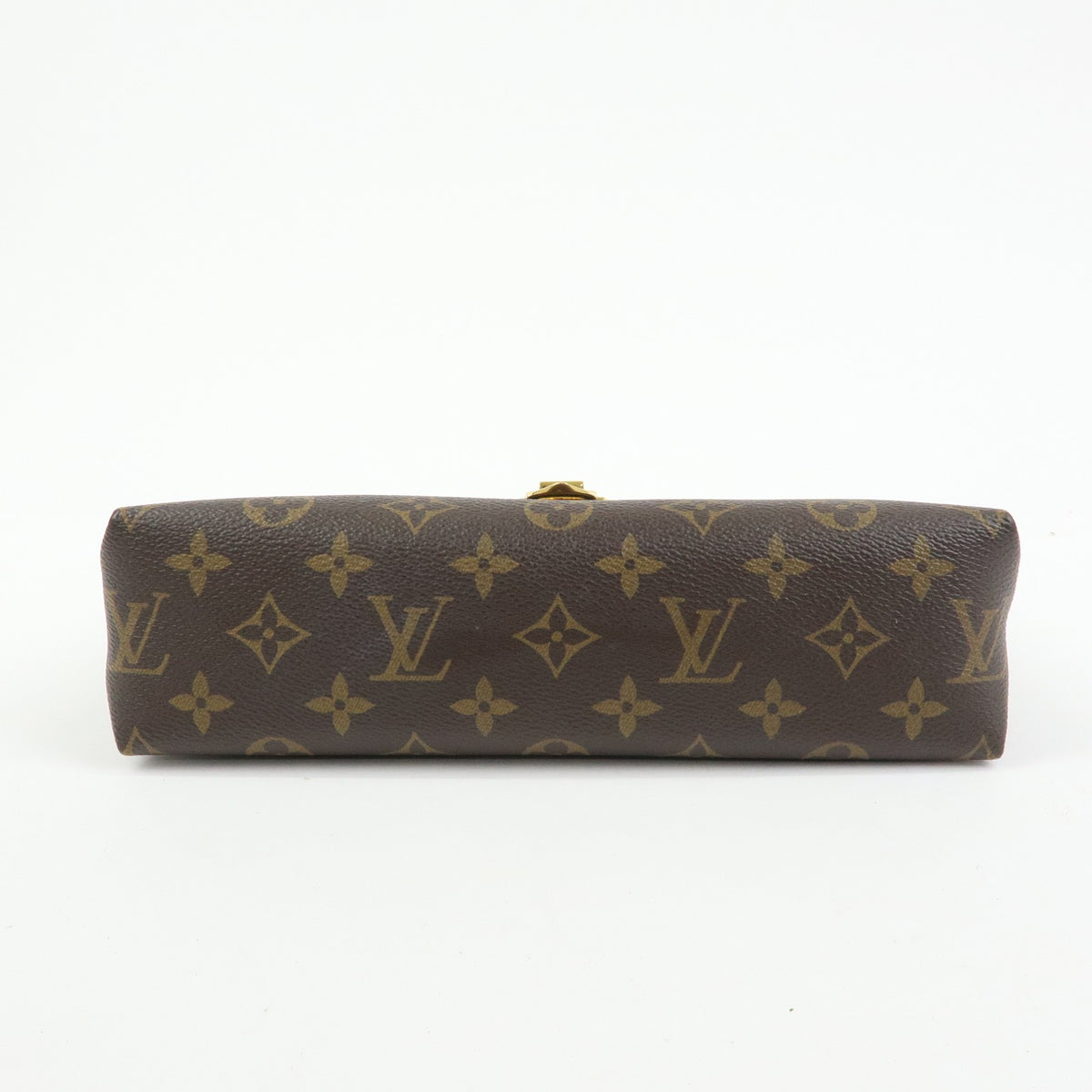 Louis Vuitton Saint Placide Monogram Canvas and Leather, Brown, Canvas, Handbag