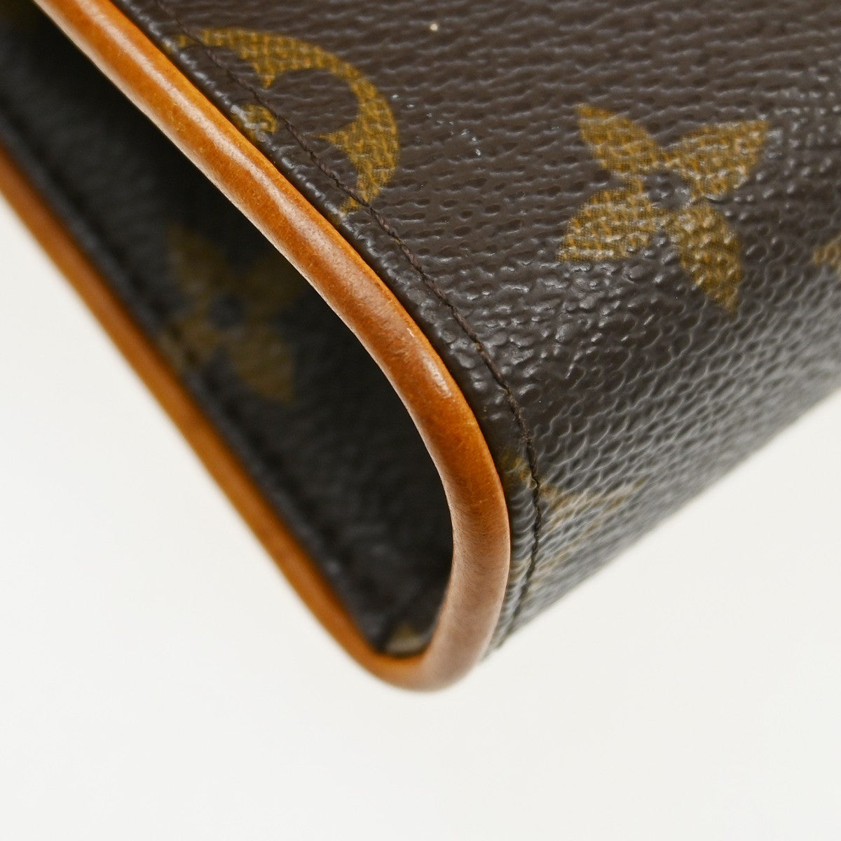 Louis Vuitton Florentine Monogram, Brown, Canvas, Clutch