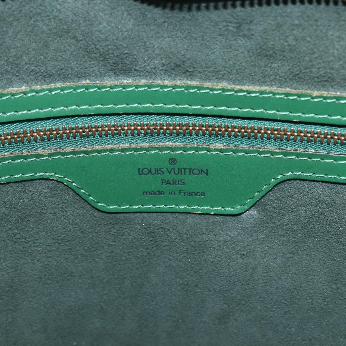 Louis Vuitton Saint Jacques Handbag Epi Leather, GREEN, LEATHER, Shoulder bag