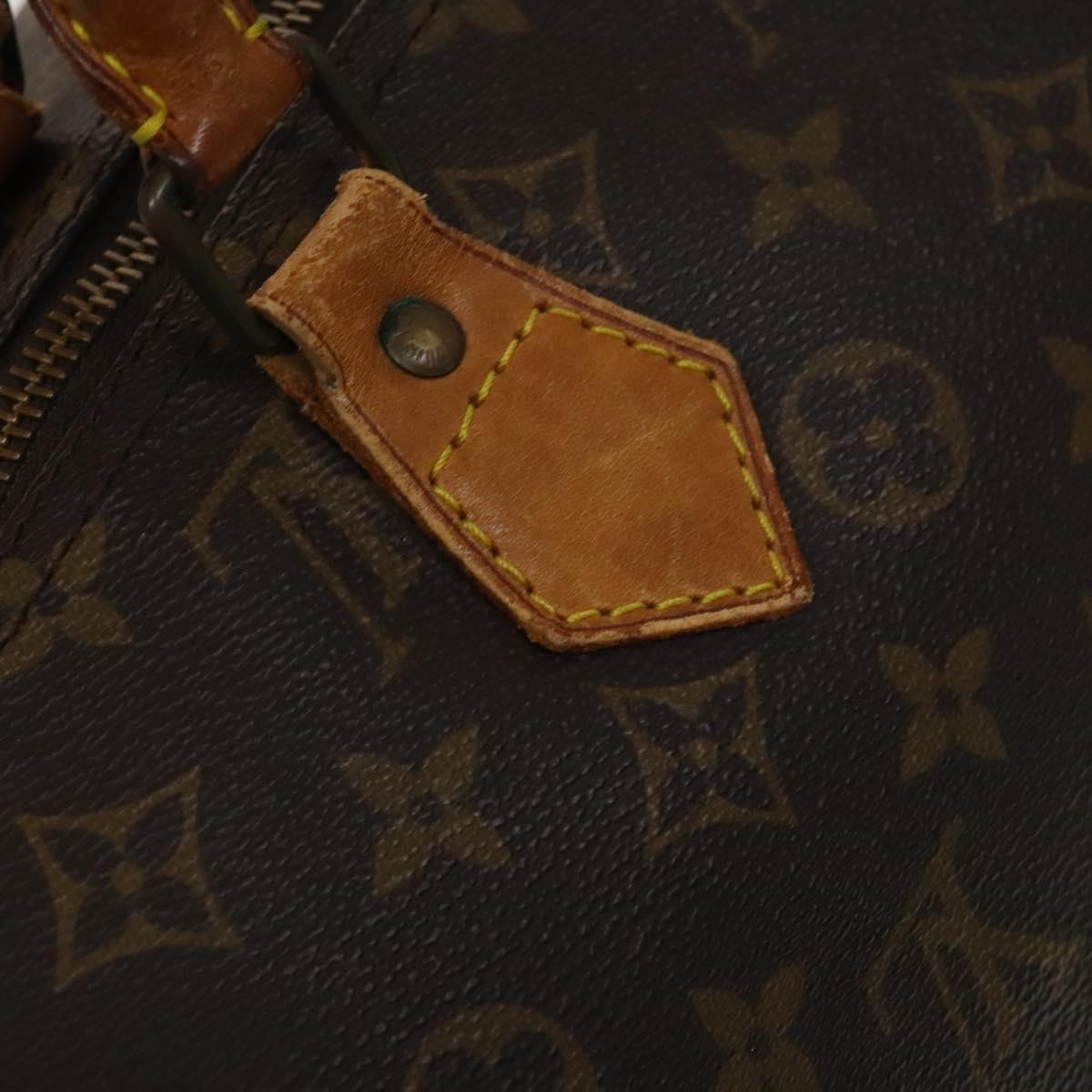 Louis Vuitton Speedy Handbag Monogram Canvas, BROWN, CANVAS, Handbag