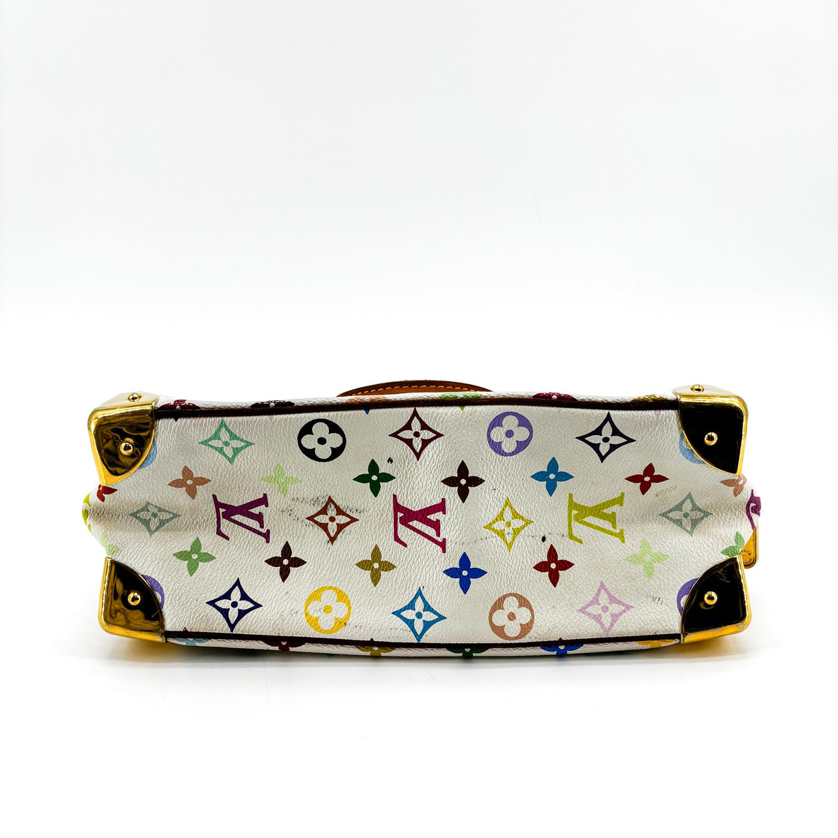 Louis Vuitton Trouville Monogram Multicolor, White, Canvas, Handbag