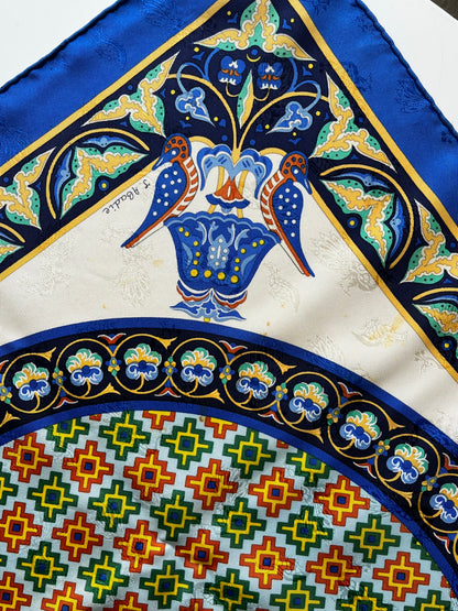 Hermes Carré 90 Silk multicolor, Multicolour, Silk, Scarf