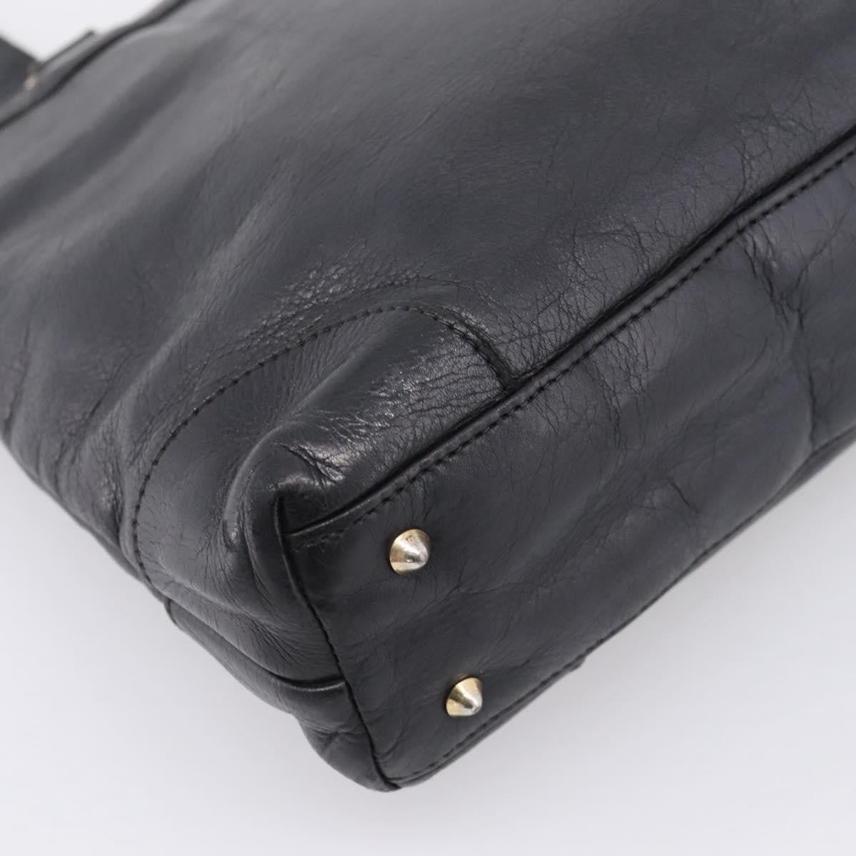 Celine Tote Leather, Black, Leather, Tote Bag