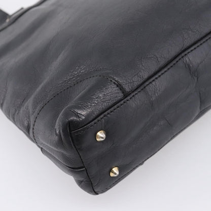 Celine Tote Leather, Black, Leather, Tote Bag